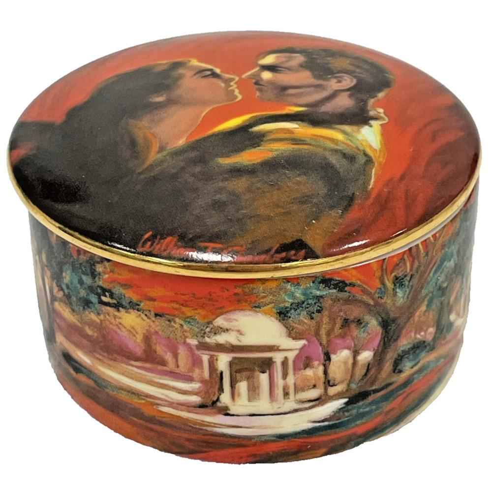 1991 Gone With The Wind Music Box Burning Of Atlanta William Chambers WL George